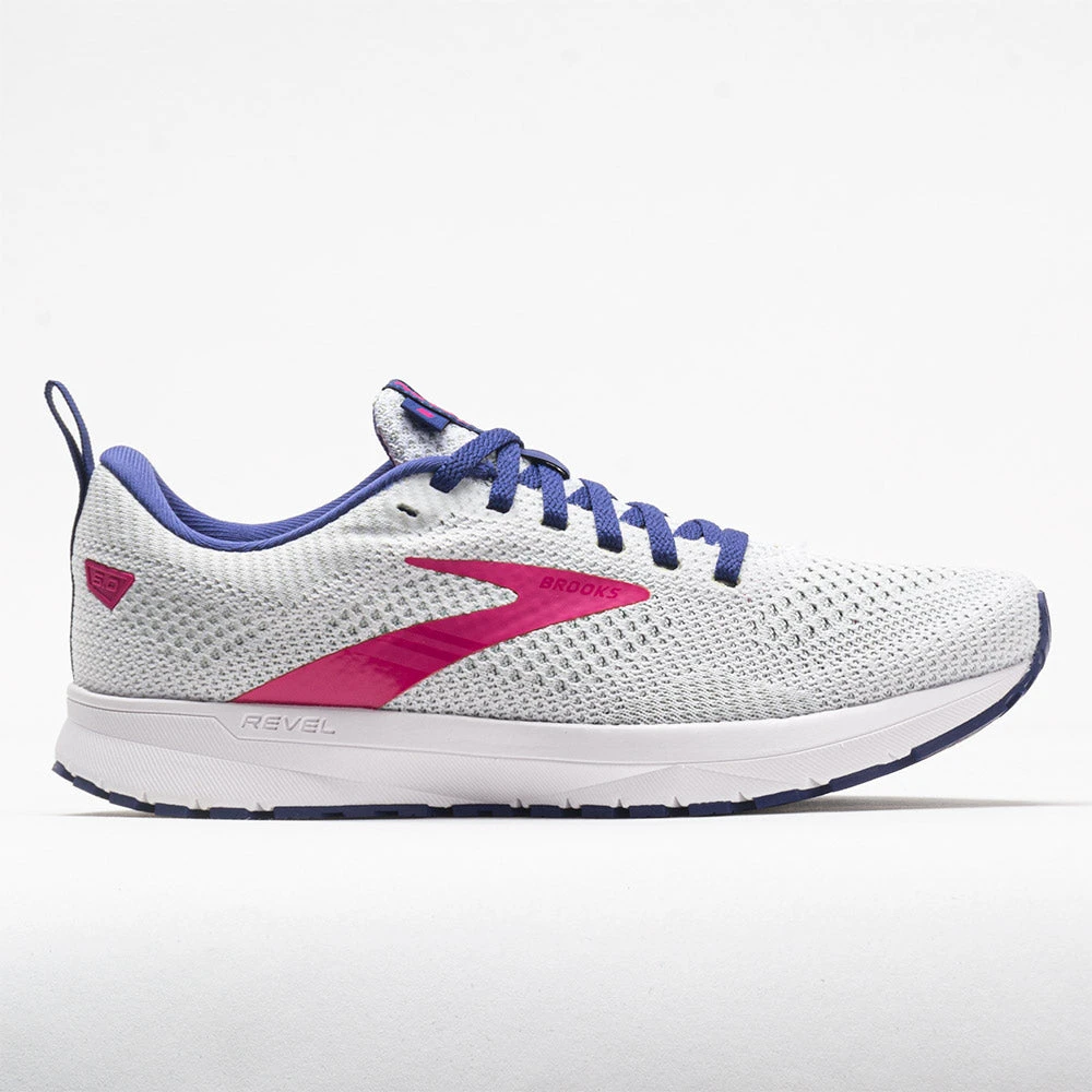 Brooks Revel 5 Women's White/Navy/Pink 1 Brooks Revel 5 Women's White/Navy/Pink