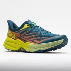 HOKA Speedgoat 5 Men's Blue Coral/Evening Primrose -Shoe Specialty Store 047736 5