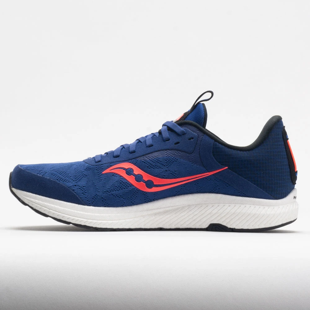 Saucony Freedom 5 Men's Sapphire/Vizi Red 2 Saucony Freedom 5 Men's Sapphire/Vizi Red - Image 2