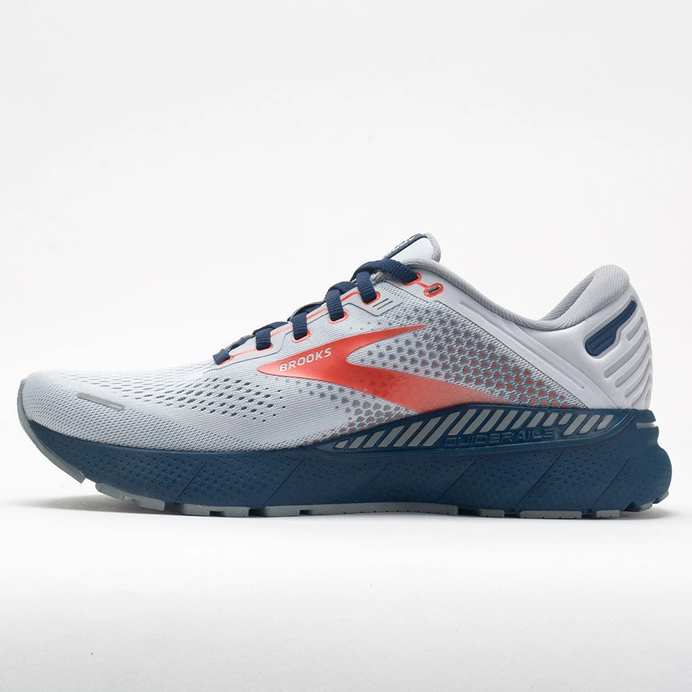 Brooks Adrenaline GTS 22 Men's Arctic/Red/Titan 2 Brooks Adrenaline GTS 22 Men's Arctic/Red/Titan - Image 2