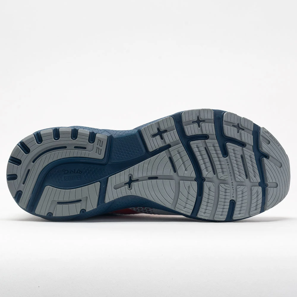 Brooks Adrenaline GTS 22 Men's Arctic/Red/Titan 4 Brooks Adrenaline GTS 22 Men's Arctic/Red/Titan - Image 4