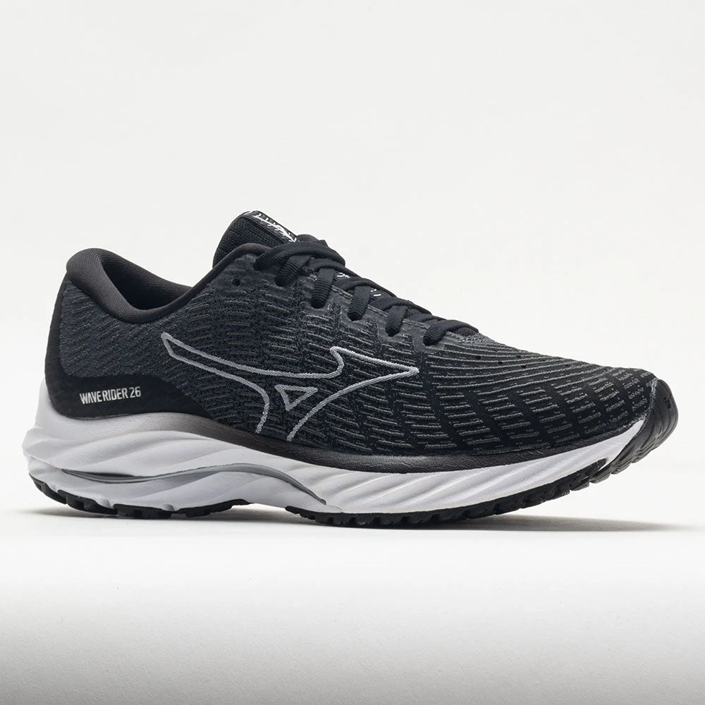 Mizuno Wave Rider 26 Men's Black/White 5 Mizuno Wave Rider 26 Men's Black/White - Image 5