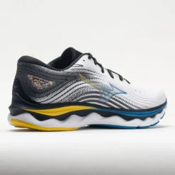 Mizuno Wave Sky 6 Men's White/Cyber Yellow -Shoe Specialty Store 049115 6