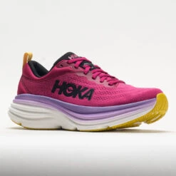 HOKA Bondi 8 Women's Cherries Jubilee/Pink Yarrow -Shoe Specialty Store 049224 5
