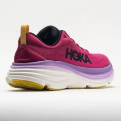 HOKA Bondi 8 Women's Cherries Jubilee/Pink Yarrow -Shoe Specialty Store 049224 6