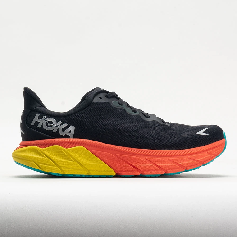 HOKA Arahi 6 Men's Black/Flame 1 HOKA Arahi 6 Men's Black/Flame
