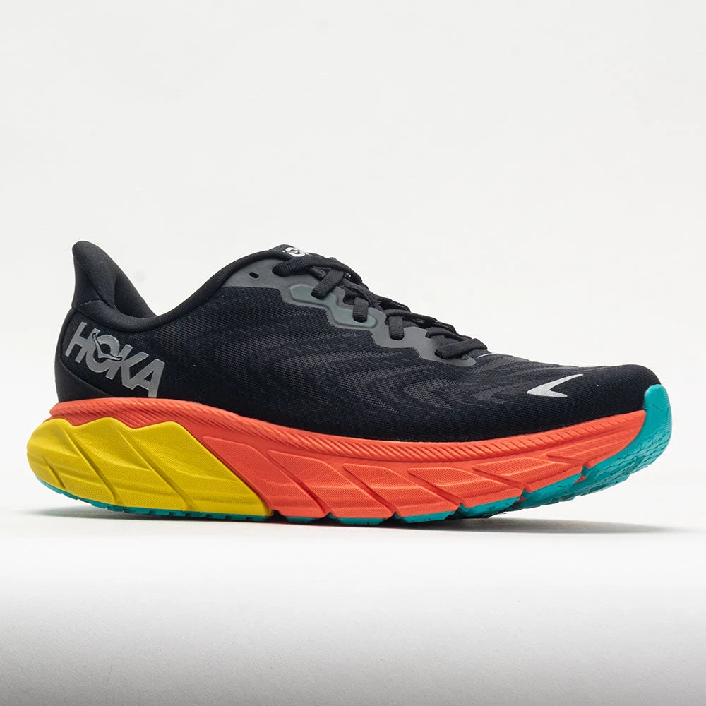 HOKA Arahi 6 Men's Black/Flame 5 HOKA Arahi 6 Men's Black/Flame - Image 5
