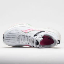 Saucony Tempus Women's White/VIZI Pink -Shoe Specialty Store 049342 2