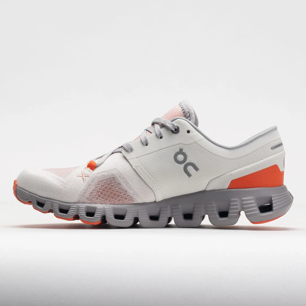 On Running On Cloud X 3 Women's Ivory/Alloy 2 On Running On Cloud X 3 Women's Ivory/Alloy - Image 2