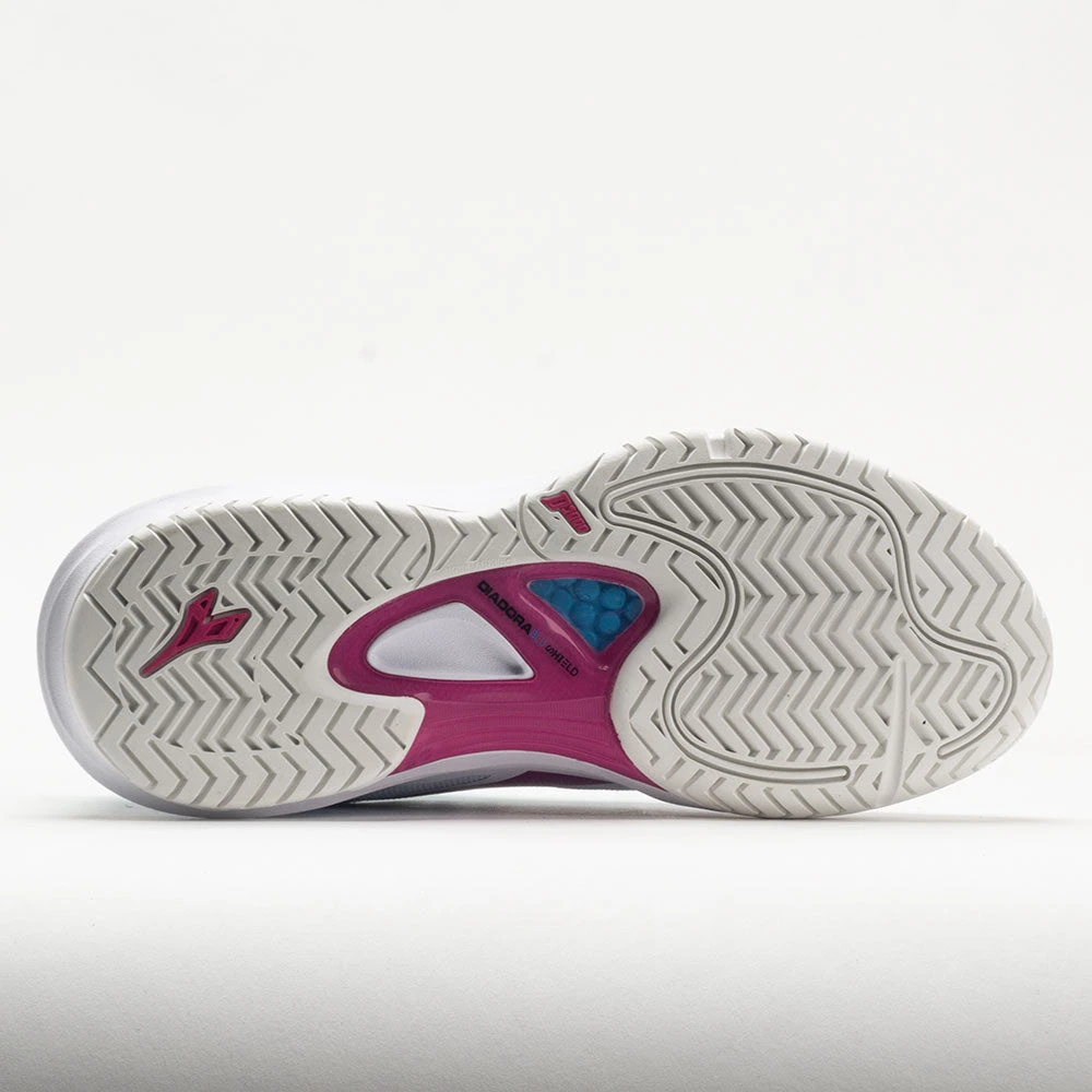 Diadora Speed Blushield Fly 3+ AG Women's White/Aquarius/ Rhodamine 4 Diadora Speed Blushield Fly 3+ AG Women's White/Aquarius/ Rhodamine - Image 4