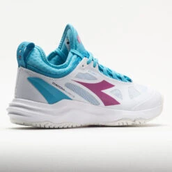 Diadora Speed Blushield Fly 3+ AG Women's White/Aquarius/ Rhodamine 11 Diadora Speed Blushield Fly 3+ AG Women's White/Aquarius/ Rhodamine -Shoe Specialty Store 116846 6