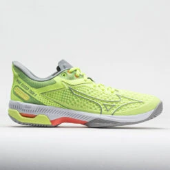 New Release 5 Mizuno Wave Exceed Tour 5 AC Women's Neo Lime/Ultimate Gray