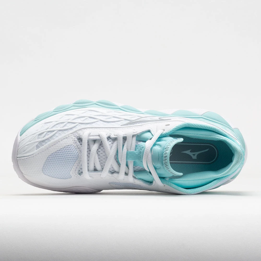 Mizuno Wave Enforce Tour AC Women's White/Tanager Turquoise 3 Mizuno Wave Enforce Tour AC Women's White/Tanager Turquoise - Image 3