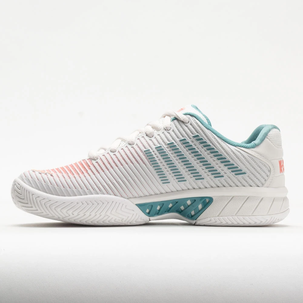 K-Swiss Hypercourt Express 2 Women's Blanc De Blanc/Nile Blue/Desert 2 K-Swiss Hypercourt Express 2 Women's Blanc De Blanc/Nile Blue/Desert - Image 2