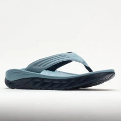 HOKA Ora Recovery Flip Men's Stone Blue/Outer Space -Shoe Specialty Store 570604 5