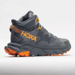 HOKA Trail Code GTX Men's Castlerock/Persimmon Orange -Shoe Specialty Store 631237 6